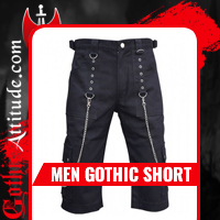 Men Gothic Shorts